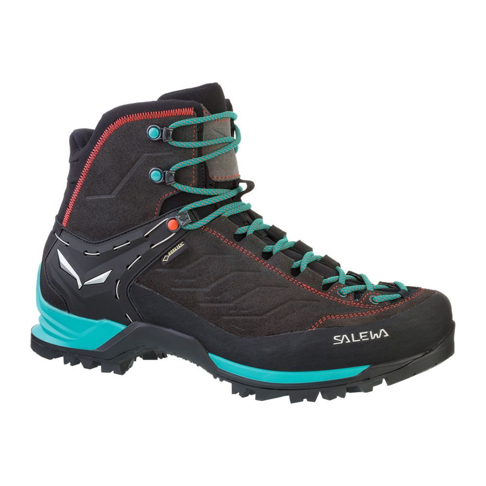 Salewa TRAINER MID GTX® - Chaussures approche Femme magnet/viridian green