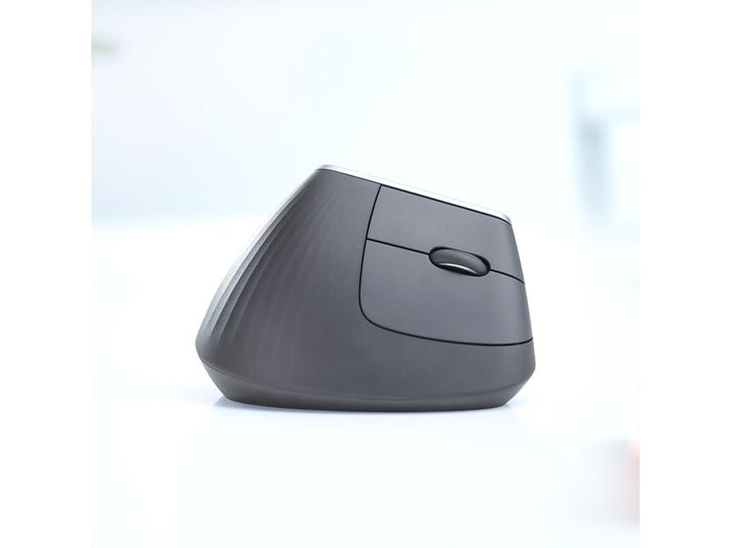 Logitech Ergonomische Maus MX Vertical Kabellose Maus mit ergonomischer, vertikaler Handpositionierung