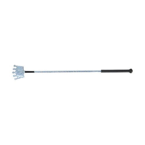 Chicote de montaria Glitter Crown, cor azul brilhante