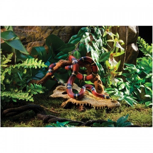 Abrigo Exo-Terra com crânio de crocodilo