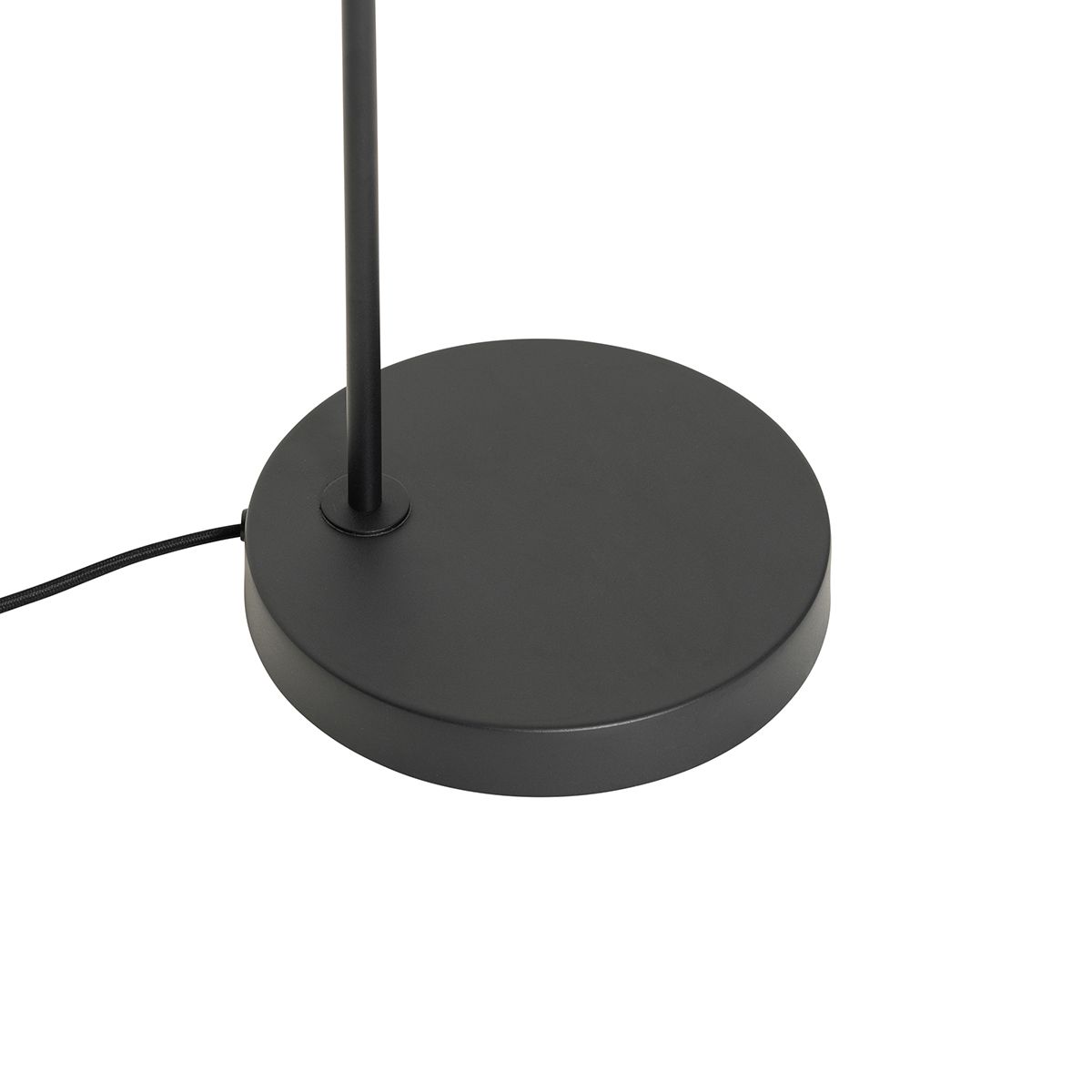 Moderne vloerlamp zwart met goud - Lofty