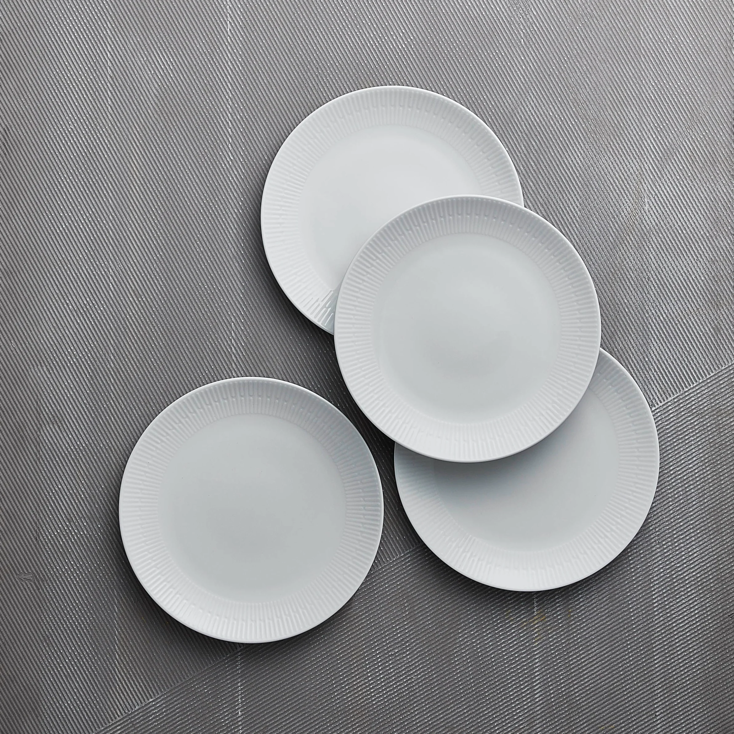 Aida  Relief frokosttallerkener - 4 stk Ø22 cm.