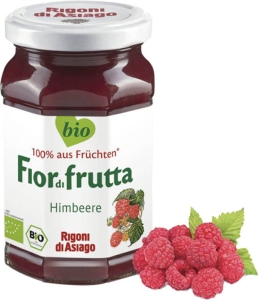 Rigoni di Asiago Himbeeren gesüsst mit konzentriertem Apfelsaft Fruchtaufstrich, 250 g