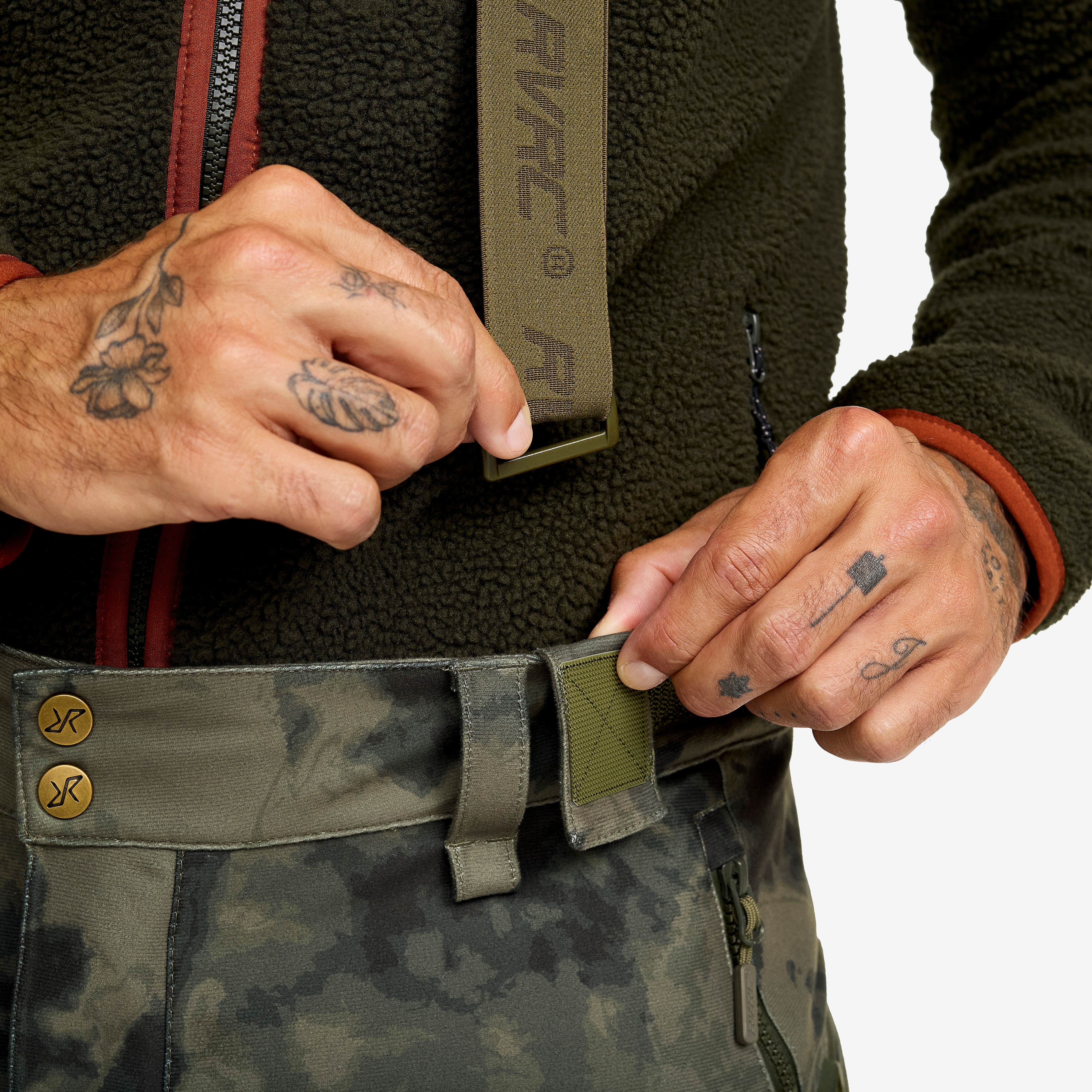 Trace Silent Pro 2L Pants Herre Camo Deep Depths