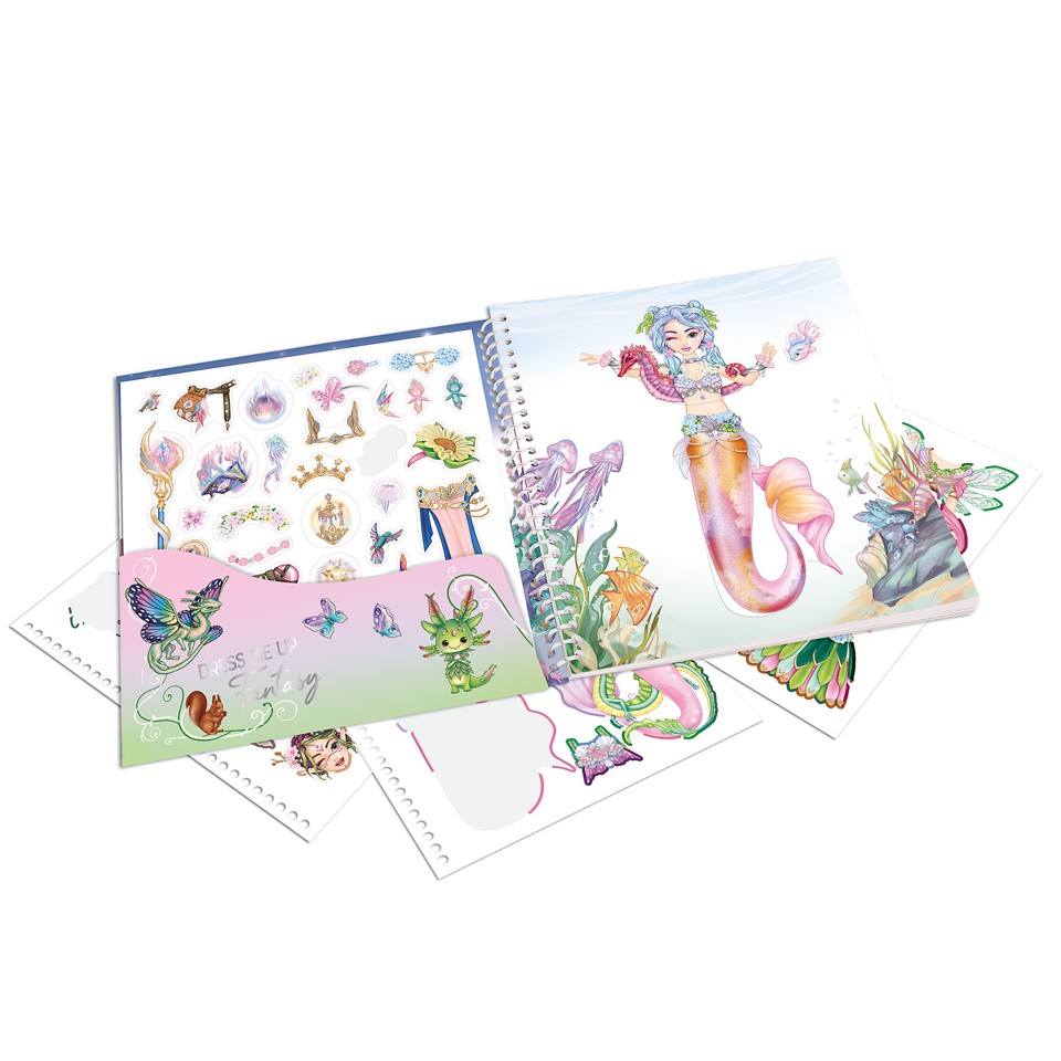 Topmodel - Dress Me Up Stickersbog Fantasy - (413439)