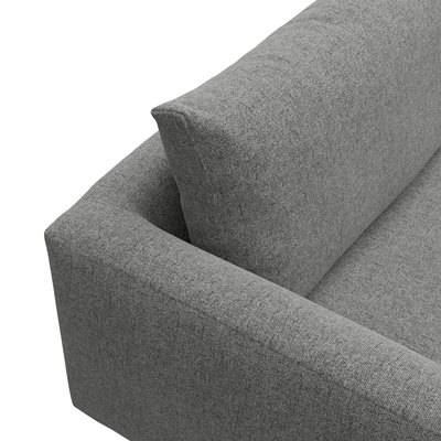 Hallsberg højrevendt sofa med pufafslutning