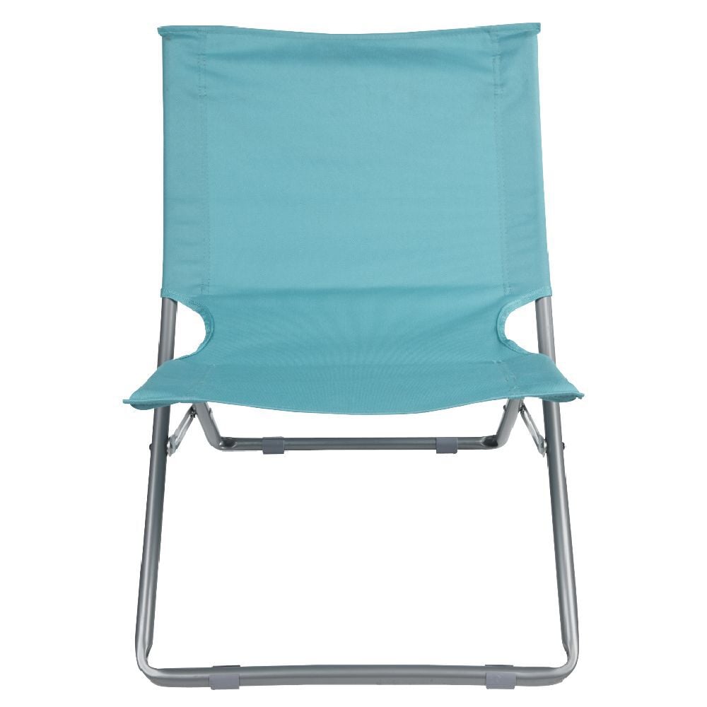 Chaise de plage pliante Funky bleu 58x43xH55cm