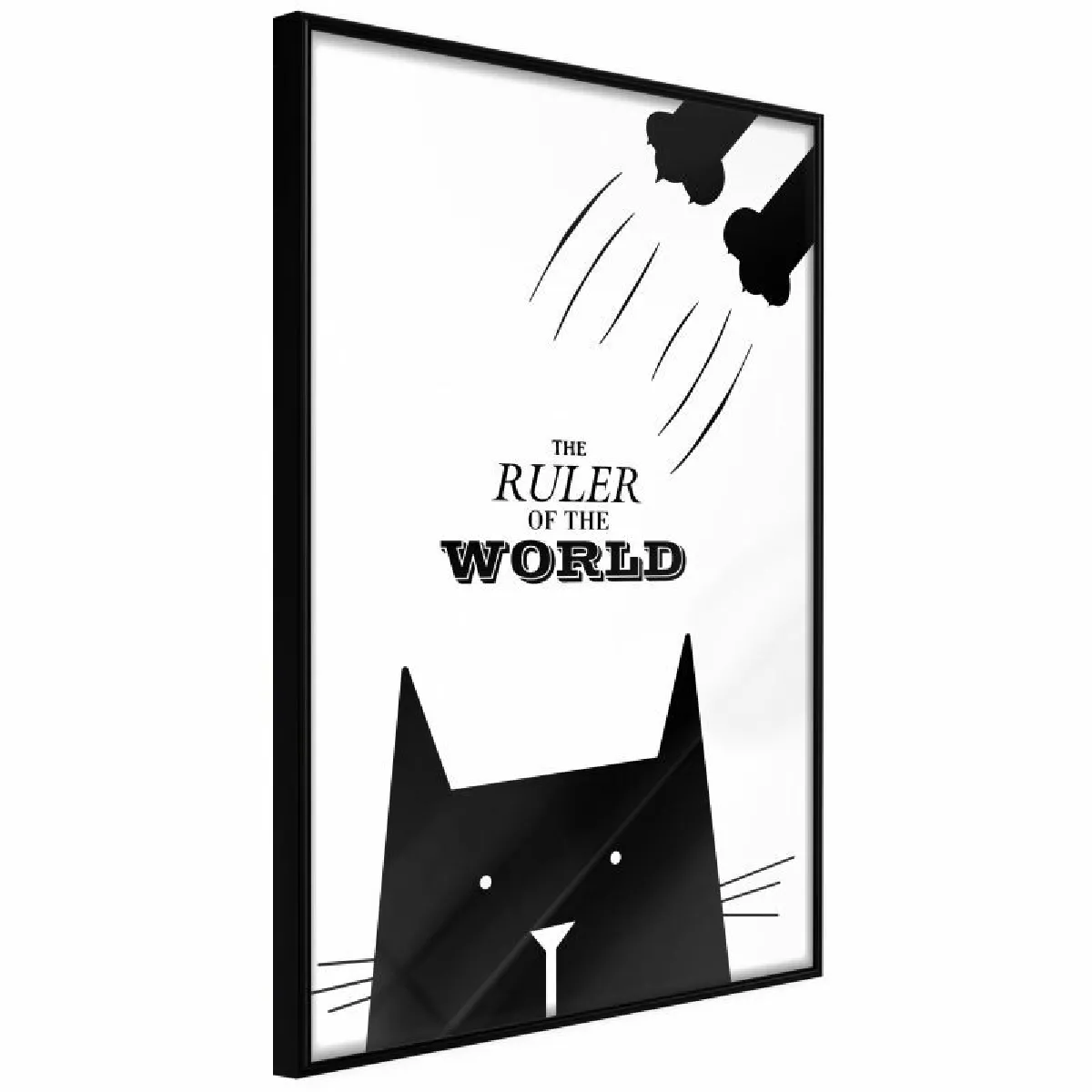 Paris Prix Affiche Encadrée Bossy Cat 40x60 cm