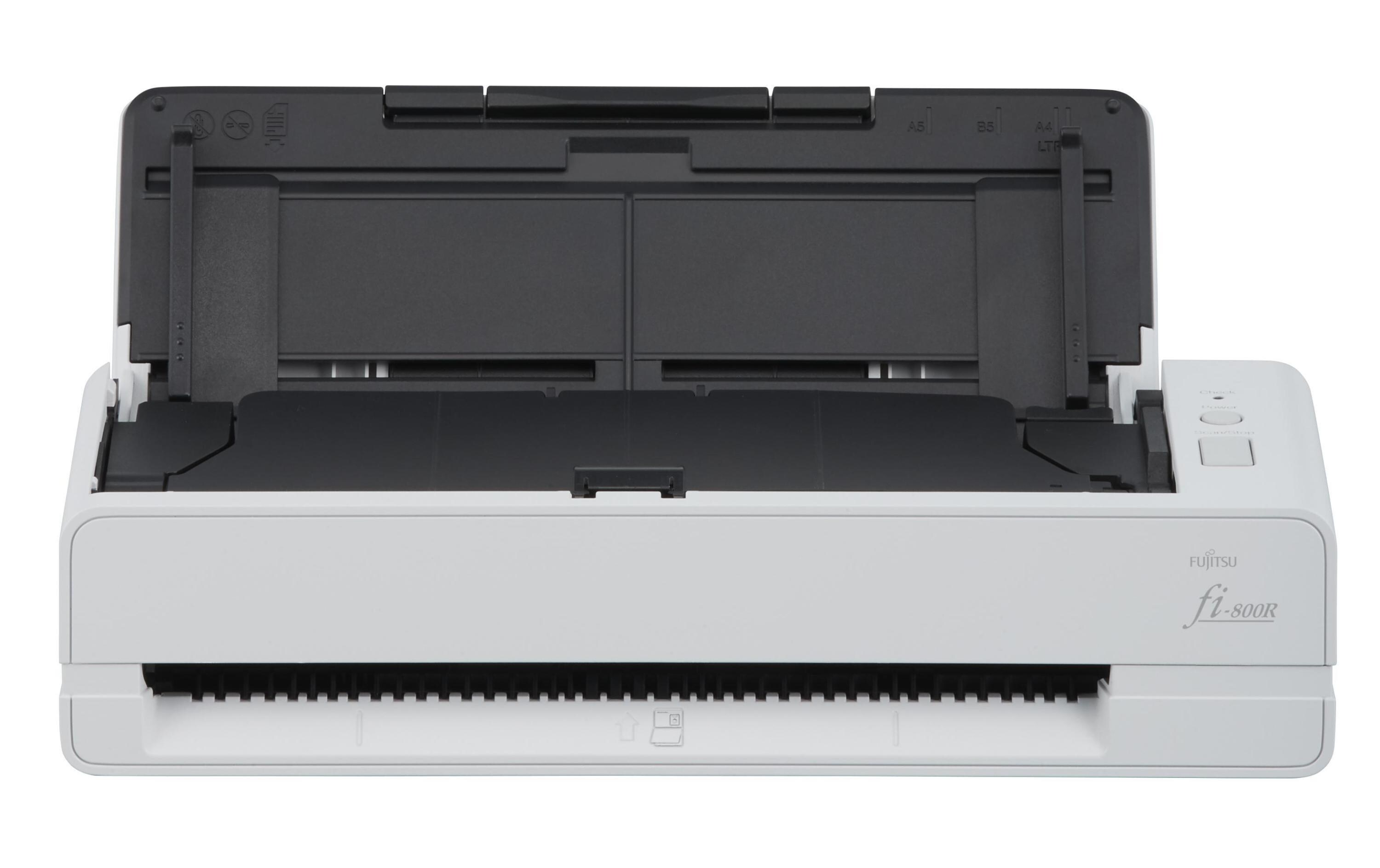 Dokumentenscanner fi-800R<br>Kompakter Einzugsscanner für Bereiche mit Kundenkontakt