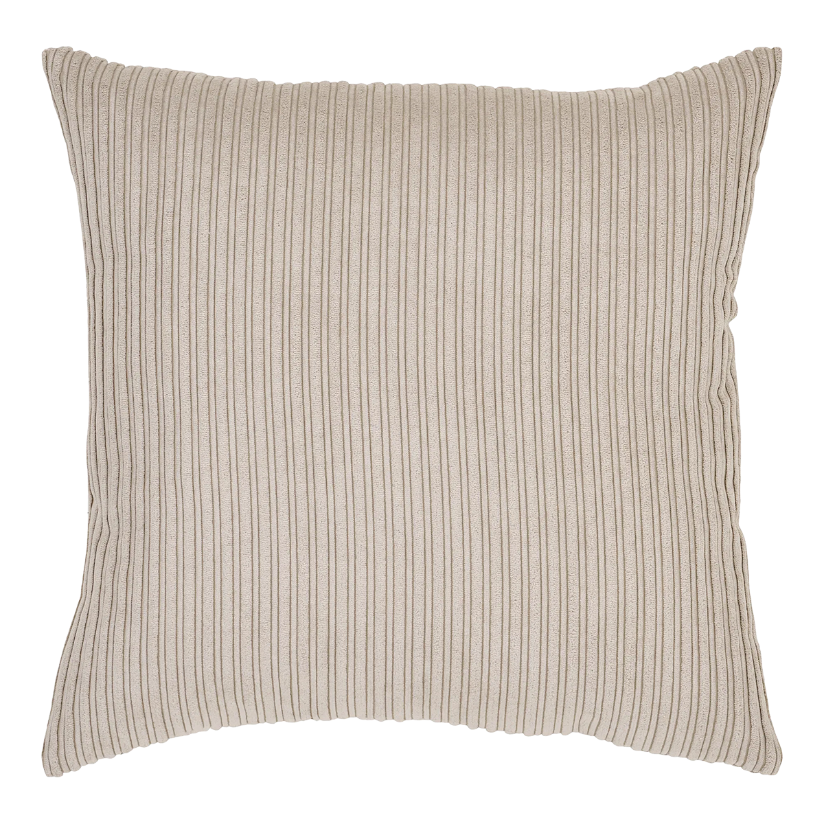 Ribstof sierkussen Mabel Beige