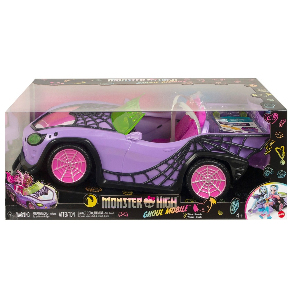 Monster High Ghoul Mobile Spielzeugauto mit Haustier