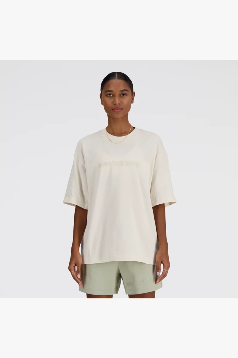New Balance Hyper Density Jersey Oversized Damen T-Shirt