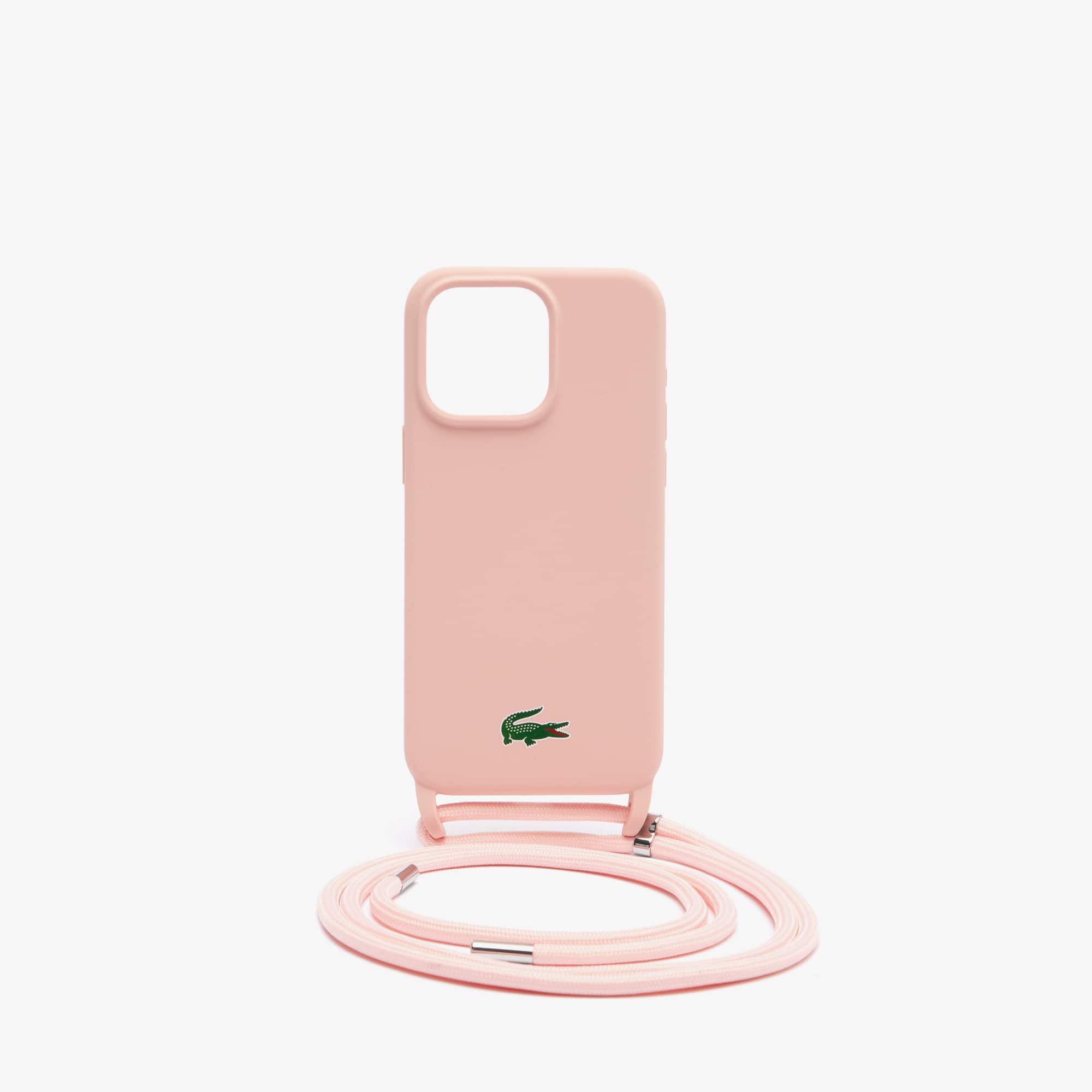 Coque iPhone 15 Pro Max en silicone Coques iPhone - Rose - Lacoste - Unisex