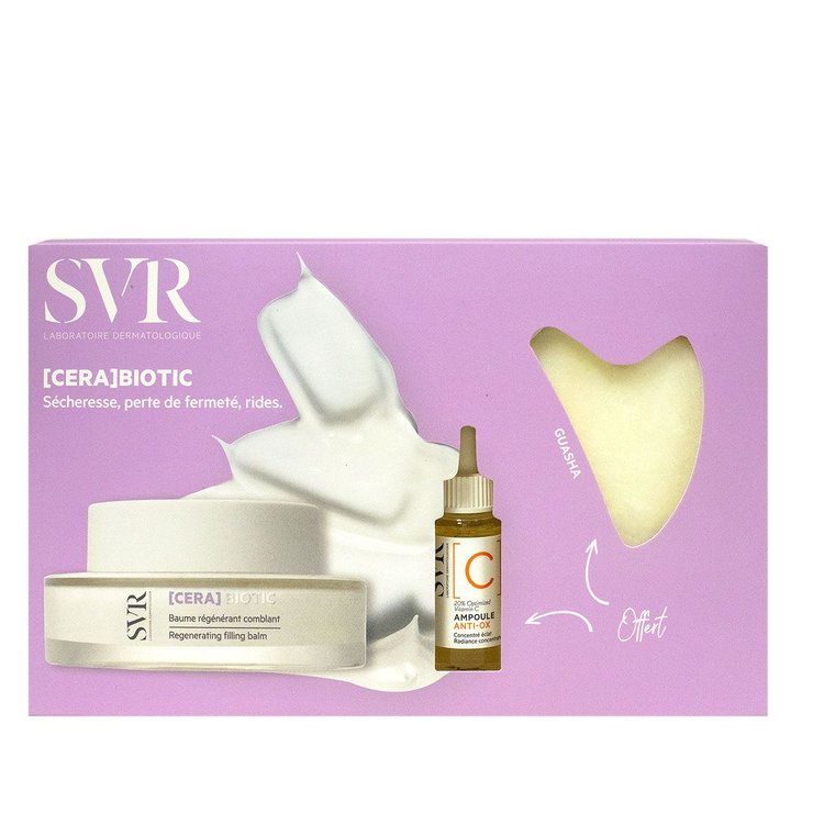 Coffret Cera Biotic baume régénérant comblant 50ml + ampoule offerte