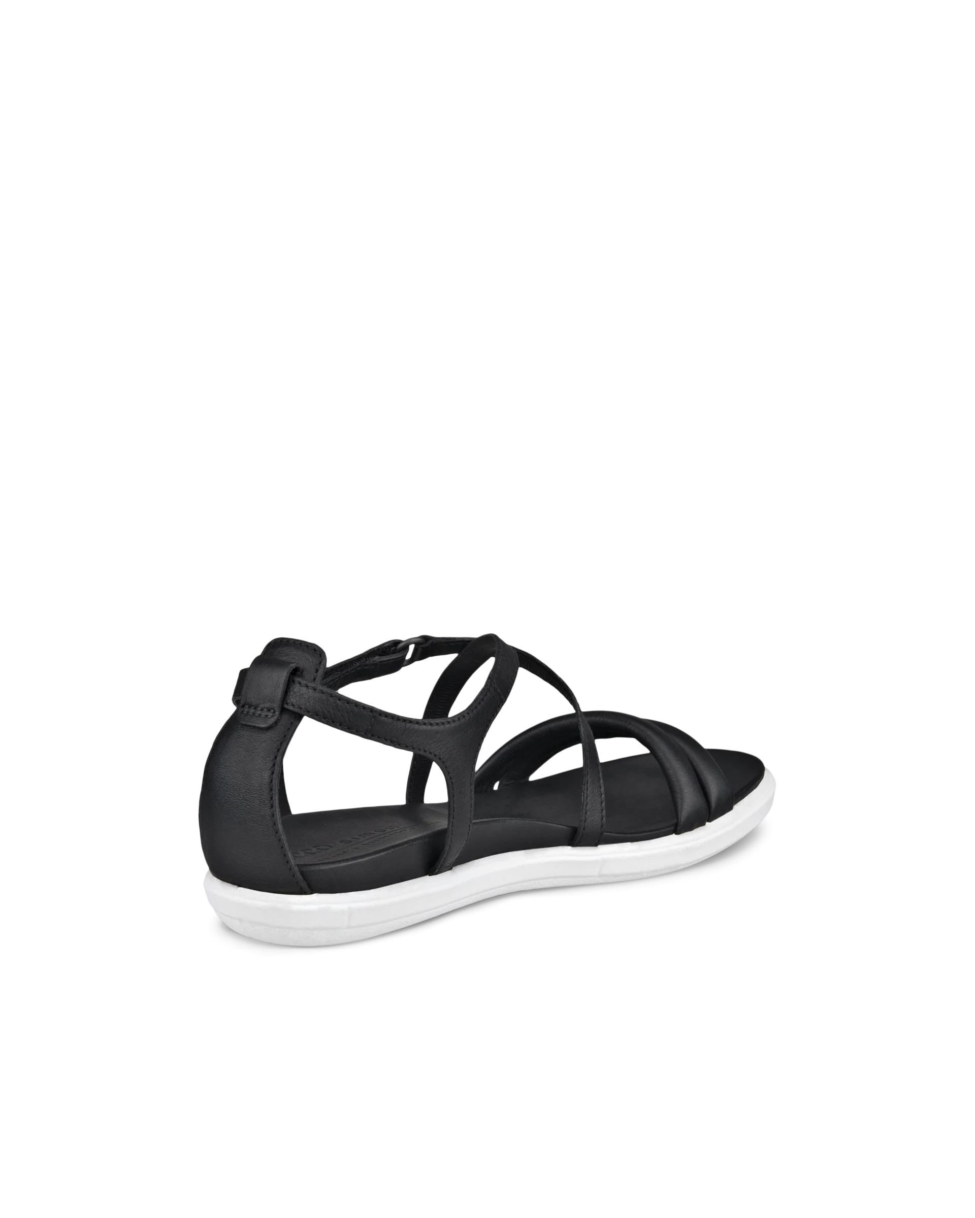 ECCO SIMPIL SANDAL Damen Flache Ledersandale Schwarz