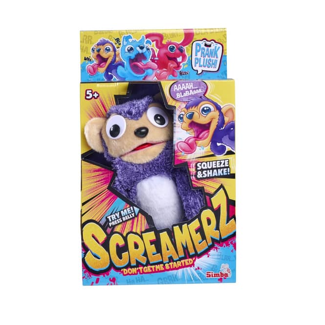 ScreamerZ - Plüschfigur Affe  - Monkey Madness - lila - ca. 30 cm