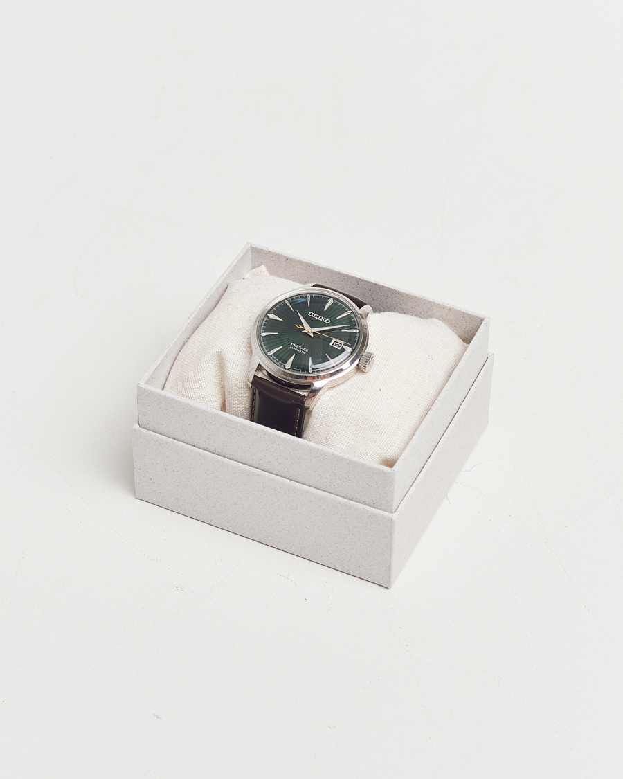 Seiko Presage Automatic Leather 41mm Green Dial