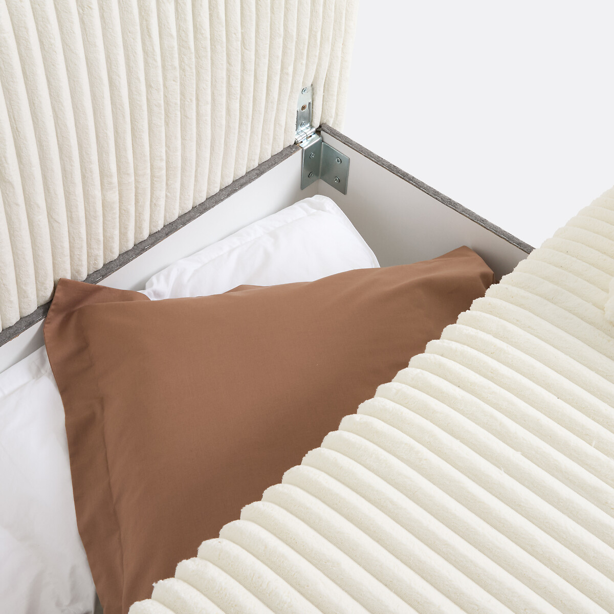 LA REDOUTE INTERIEURS<br>Sofá de 3 lugares. Veludo XL, Maona