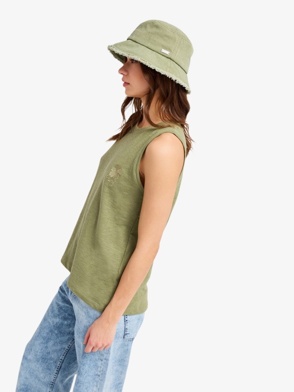 Better Days Débardeur Vert Femme