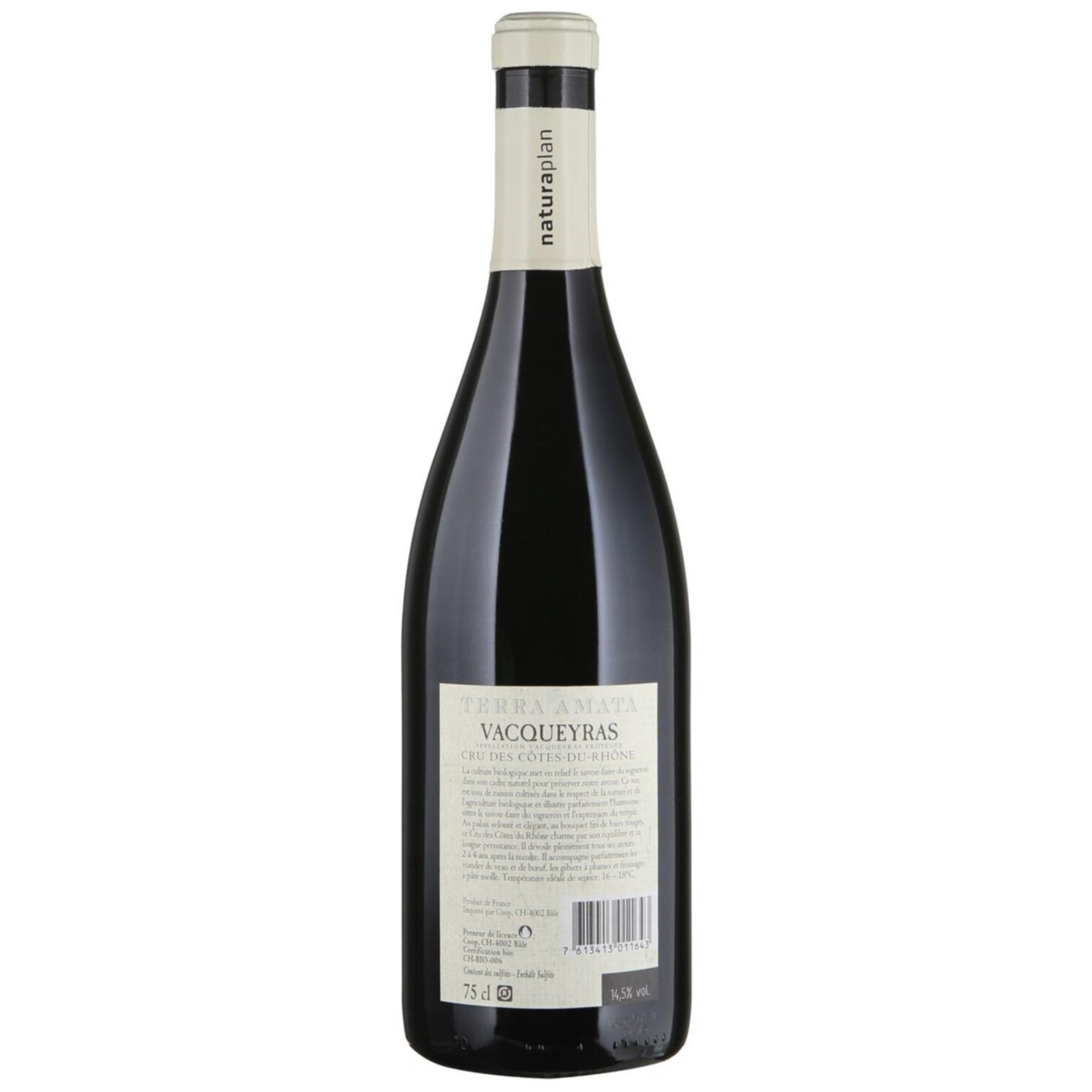 Naturaplan Bio Vacqueyras Terra Amata -75cl