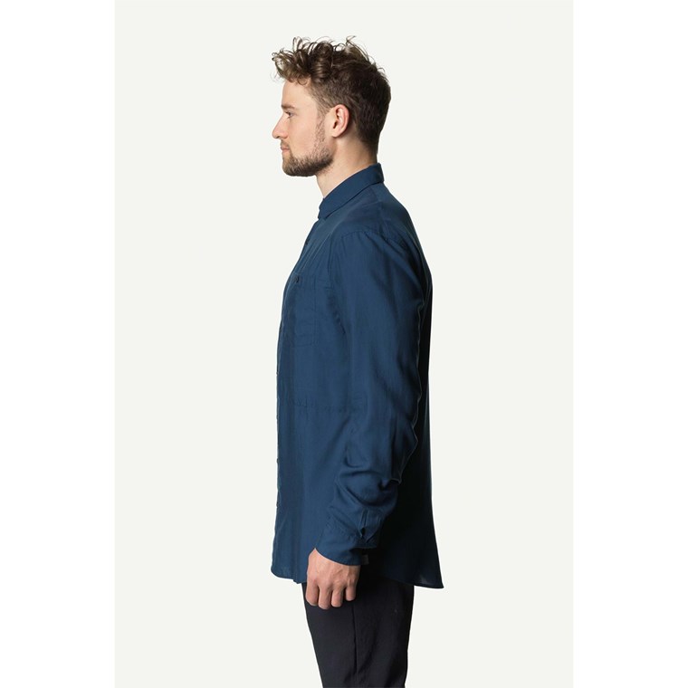 Houdini M's Tree Longsleeve Shirt Big Blue Light