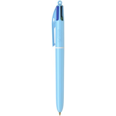 BIC 4 COULEURS - Stylo à bille 4 couleurs - 1 mm - pastel violet