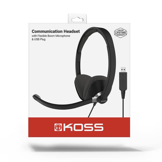 Headset CS300 On-Ear USB Sort