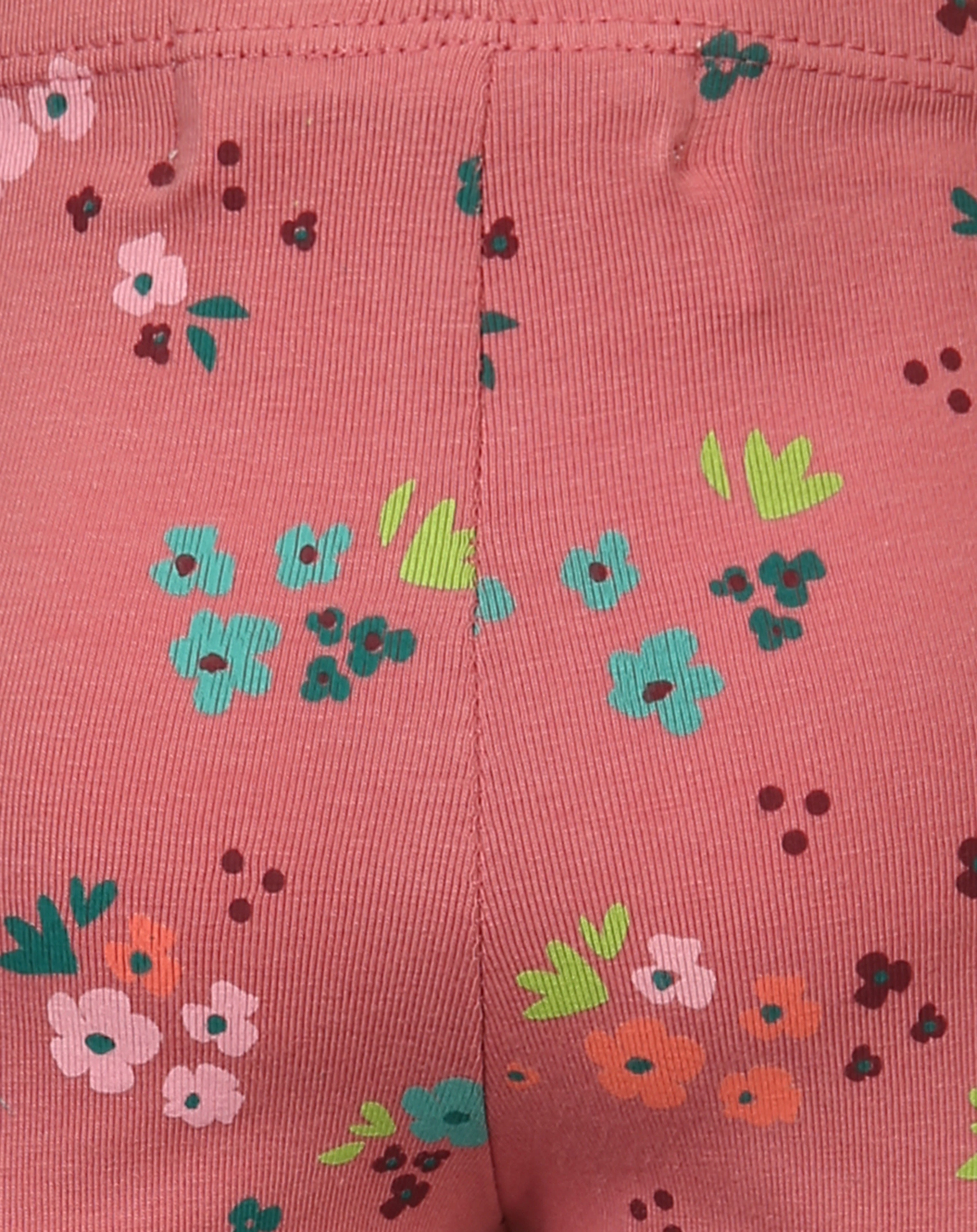 Leggings FLORES AOP in rosa