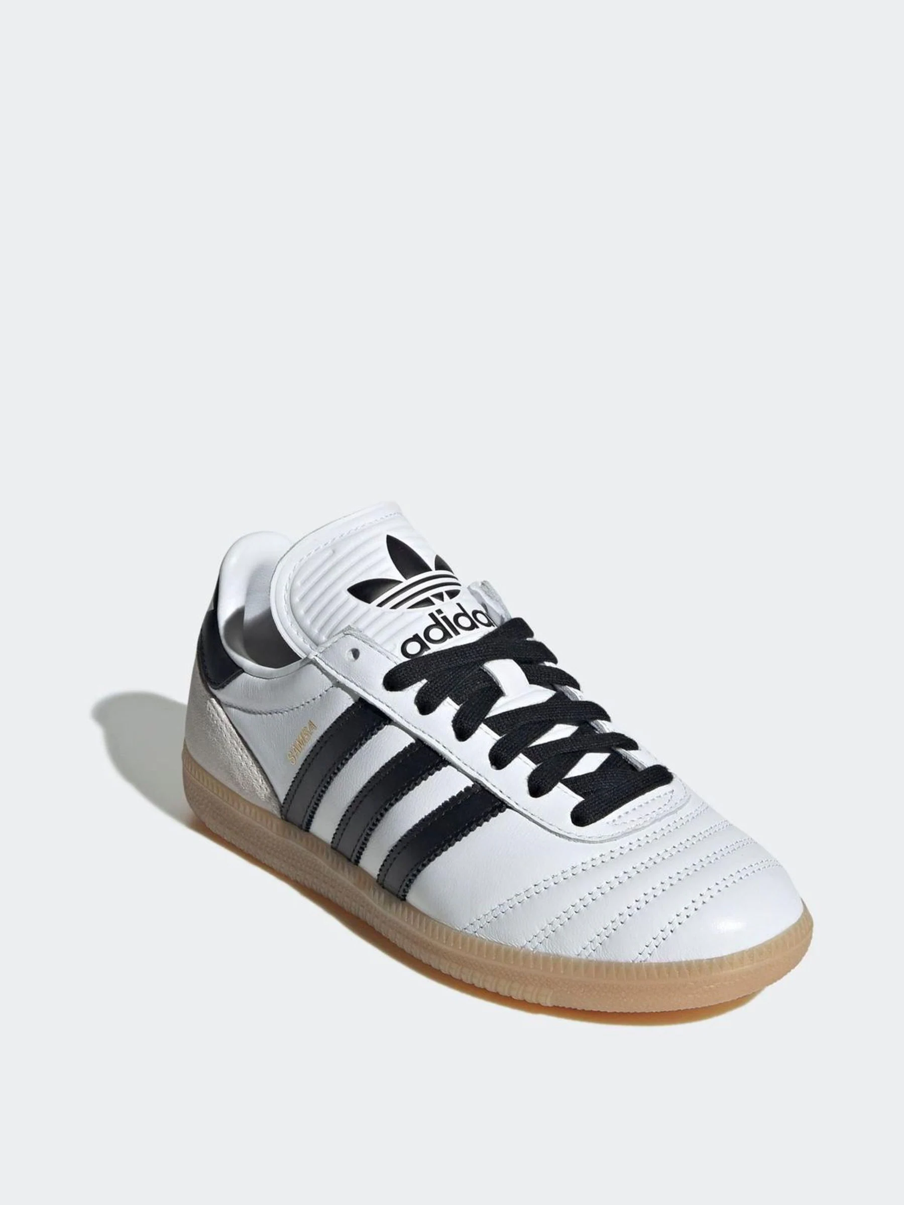 Wit/zwart - adidas Originals Samba JP Junior Trainers