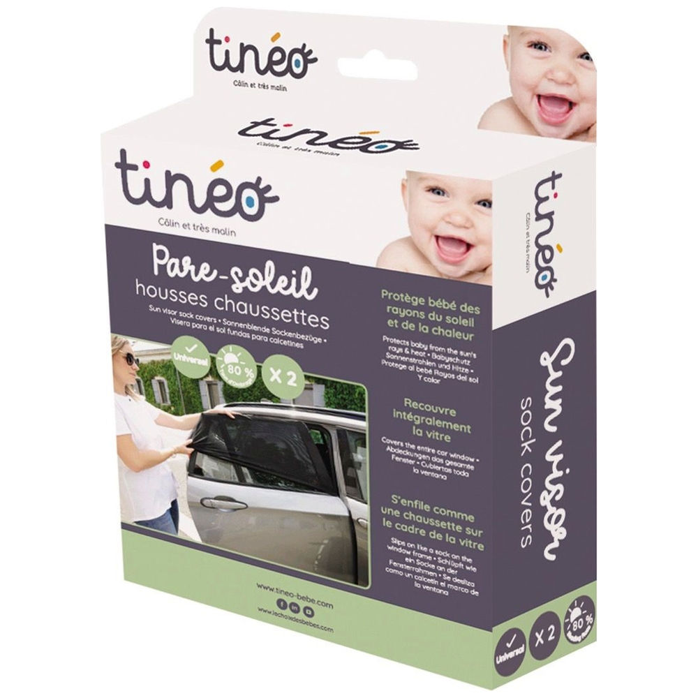 Tineo Auto-Sonnenblenden-Socken, 2er-Pack