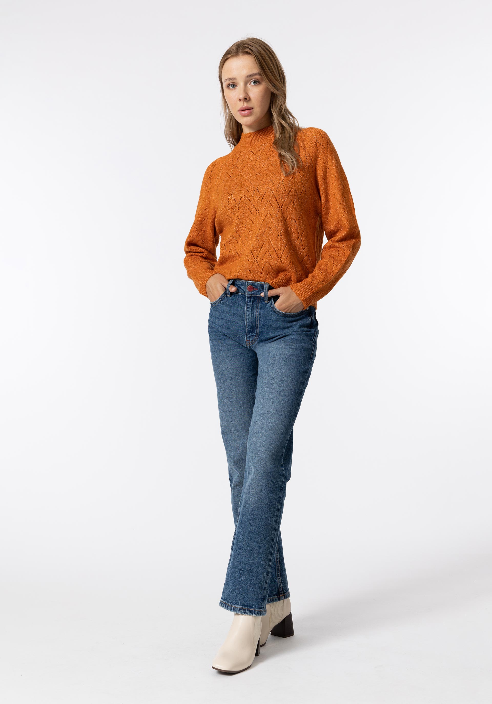 Camisola de Malha Perfurada