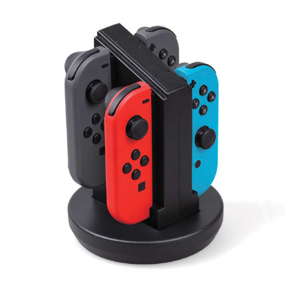 Qware Switch oplaadstation voor 4 controllers