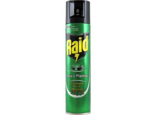 INSECTICIDA RAID AEROSSOL CASA E PLANTAS 400ML