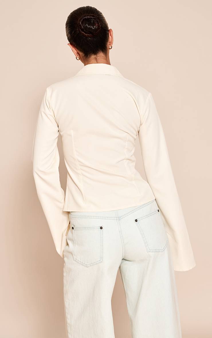 Buttermilk Chemise Ajustée À Détails De Coutures