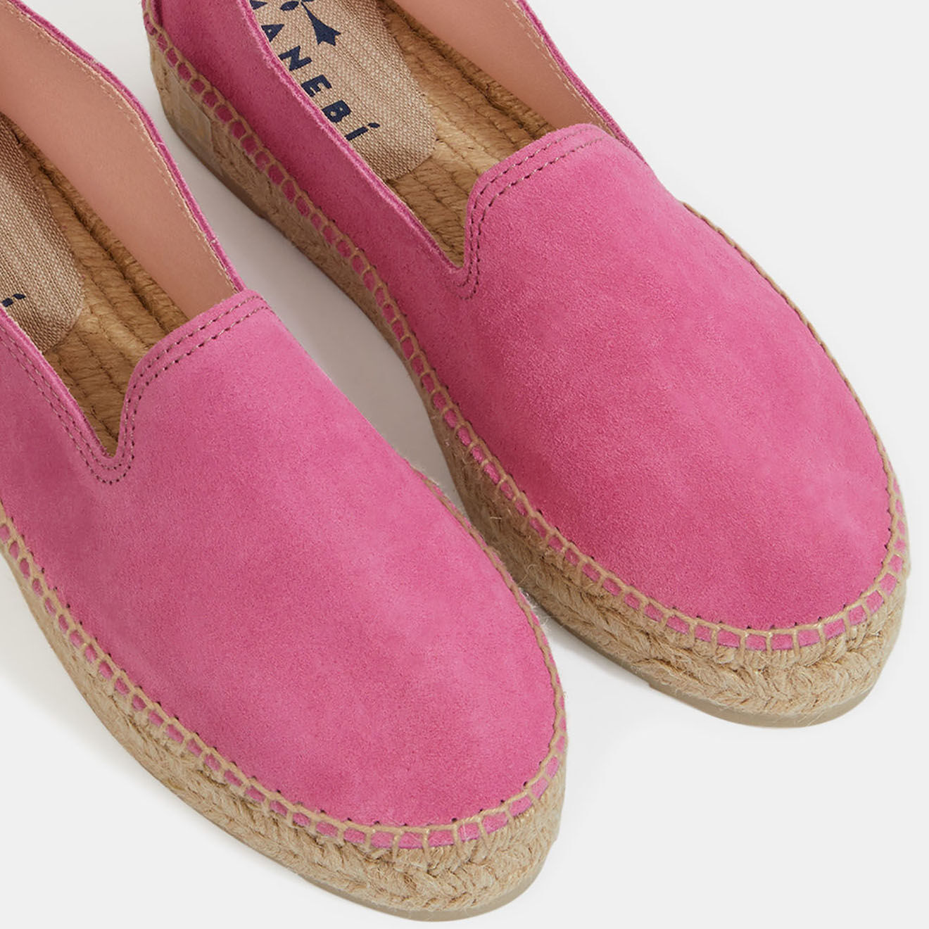 Manebi Espadrilles Double Sole rose fushia