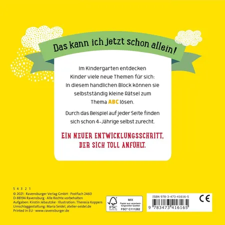 Ravensburger Im Kindergarten: Allererster Abc-Spaß