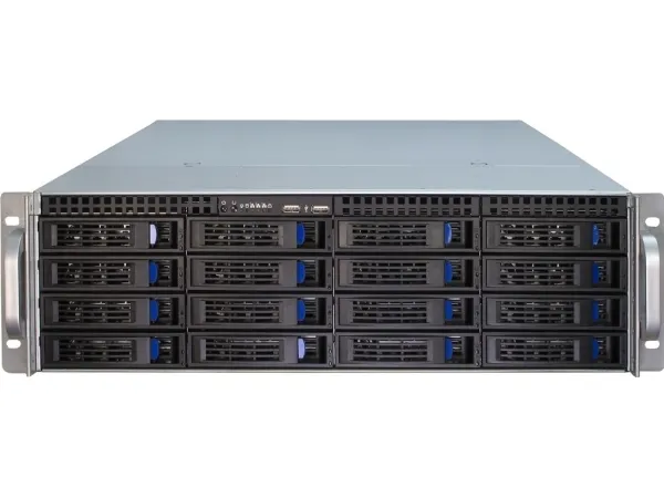 Inter-Tech IPC 3U-3416 - Rack-monterbar - 3U - SSI EEB - ingen strømforsyning - USB