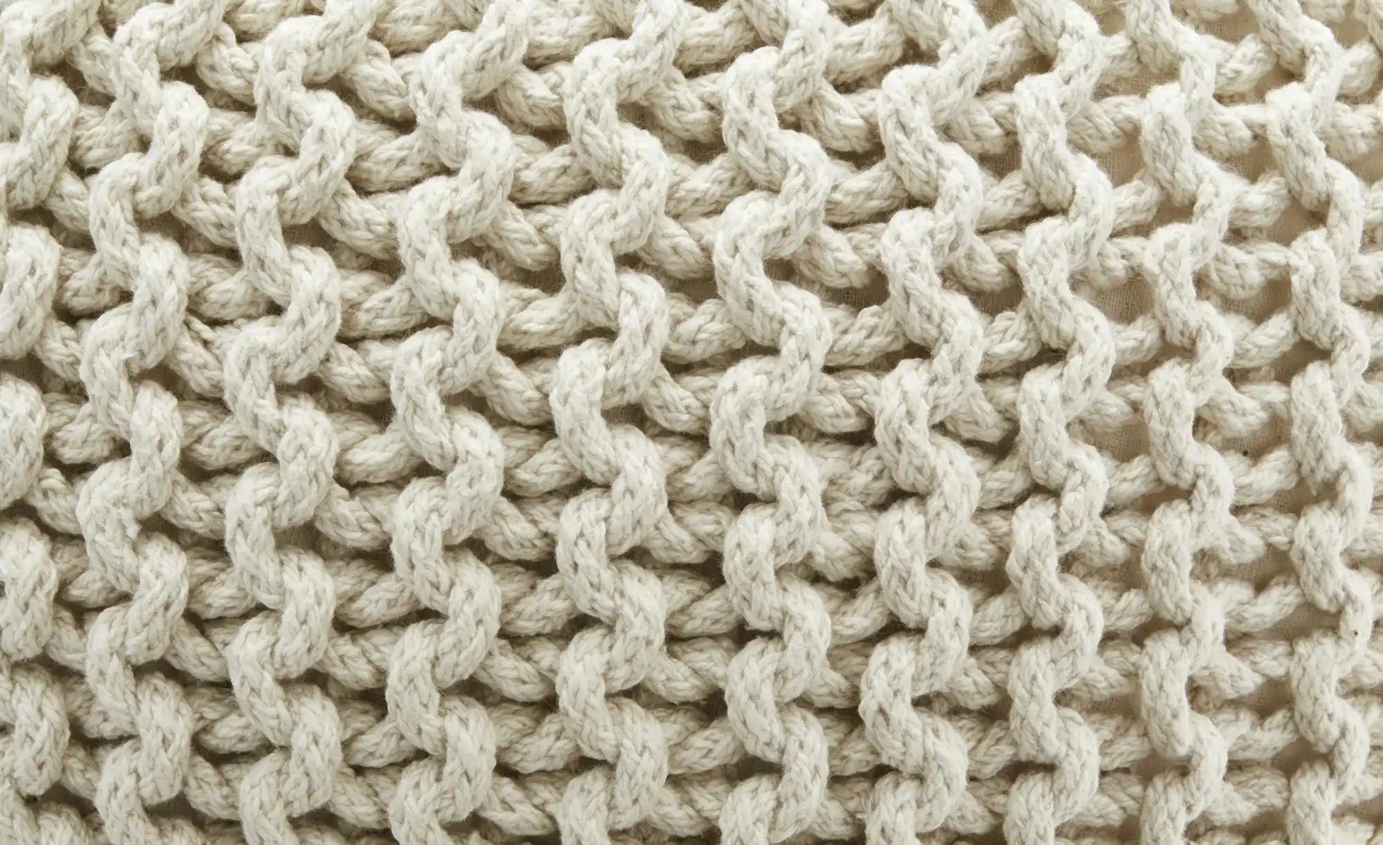 como Strickpouf