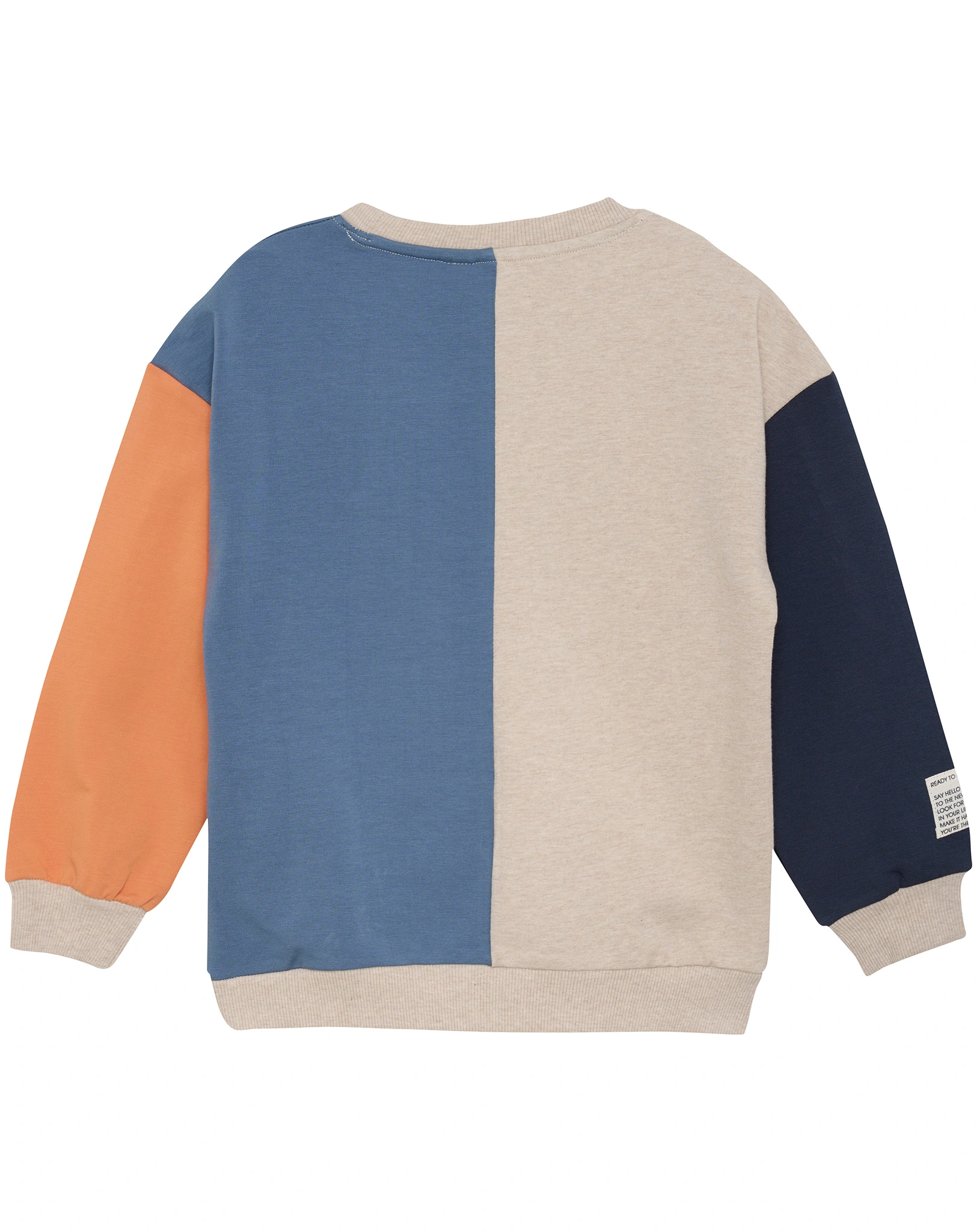 Sweatshirt COLOR BLOCKS in bunt