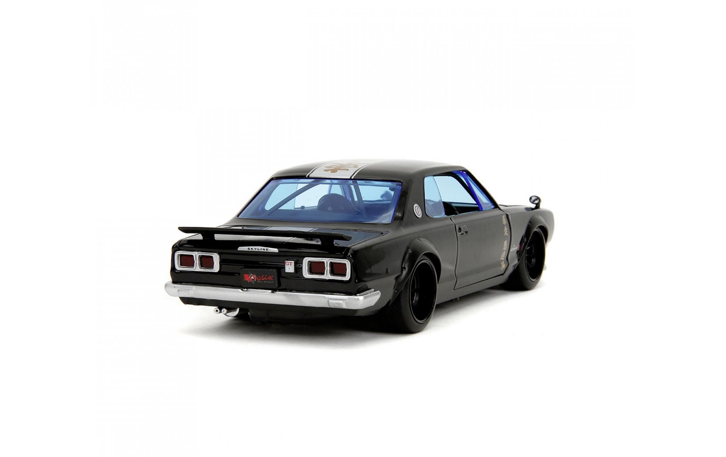 Nissan Skyline GT-R Tokyo Revengers 1:241971 Nissan Skyline GT-R Modellauto mit Mikey Figur