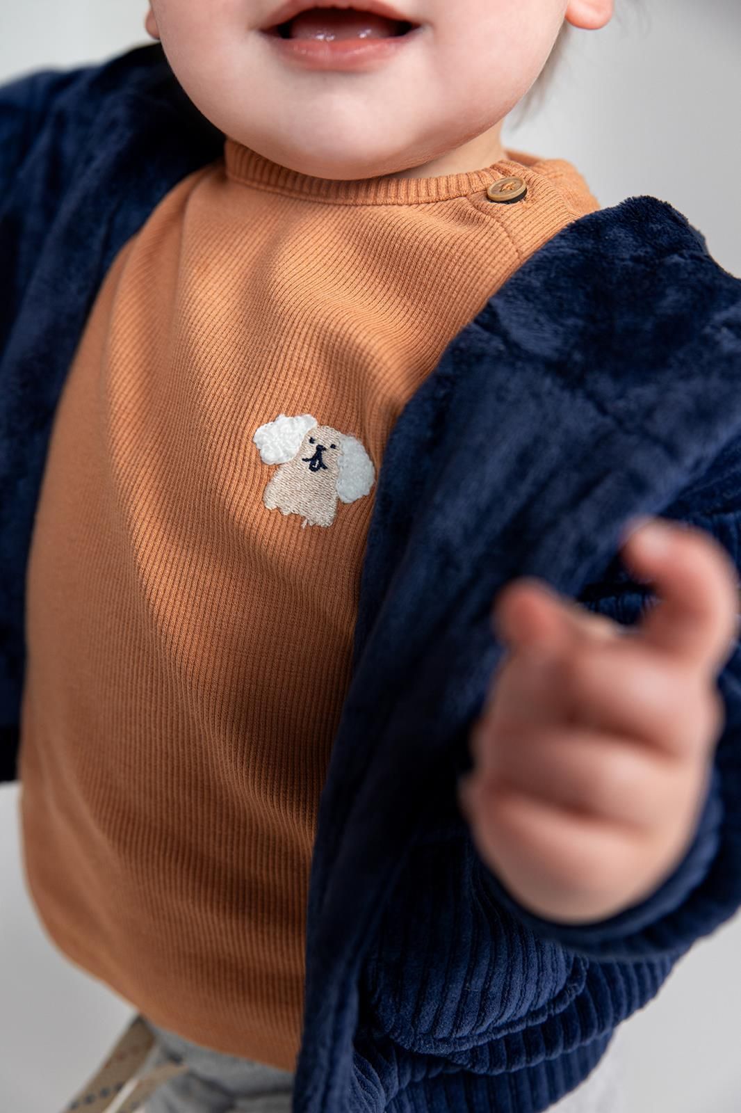Noppies Baby Longsleeve Sherburn - Biscuit