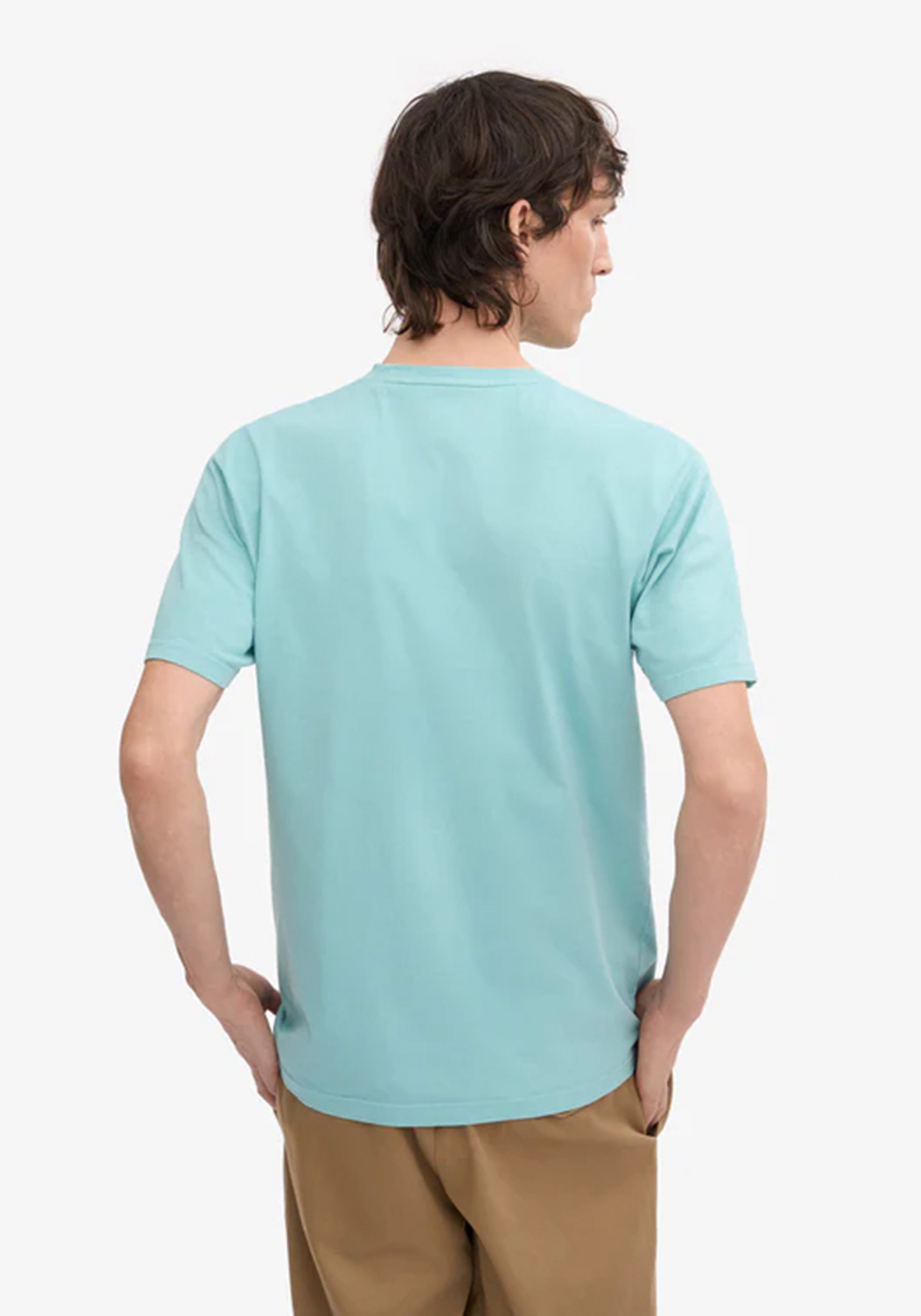 Colorful Standard Herren-T-Shirt Teal Blue
