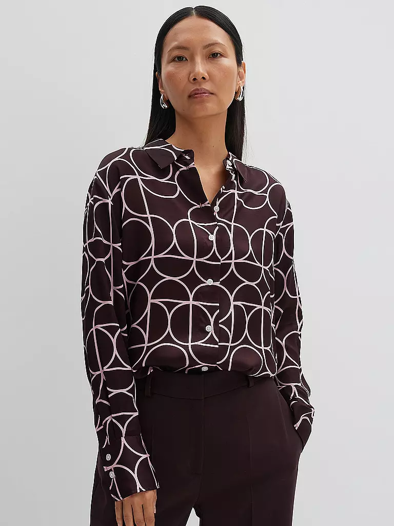 SOMEDAY Bluse Oversized Fit ZELINE beere