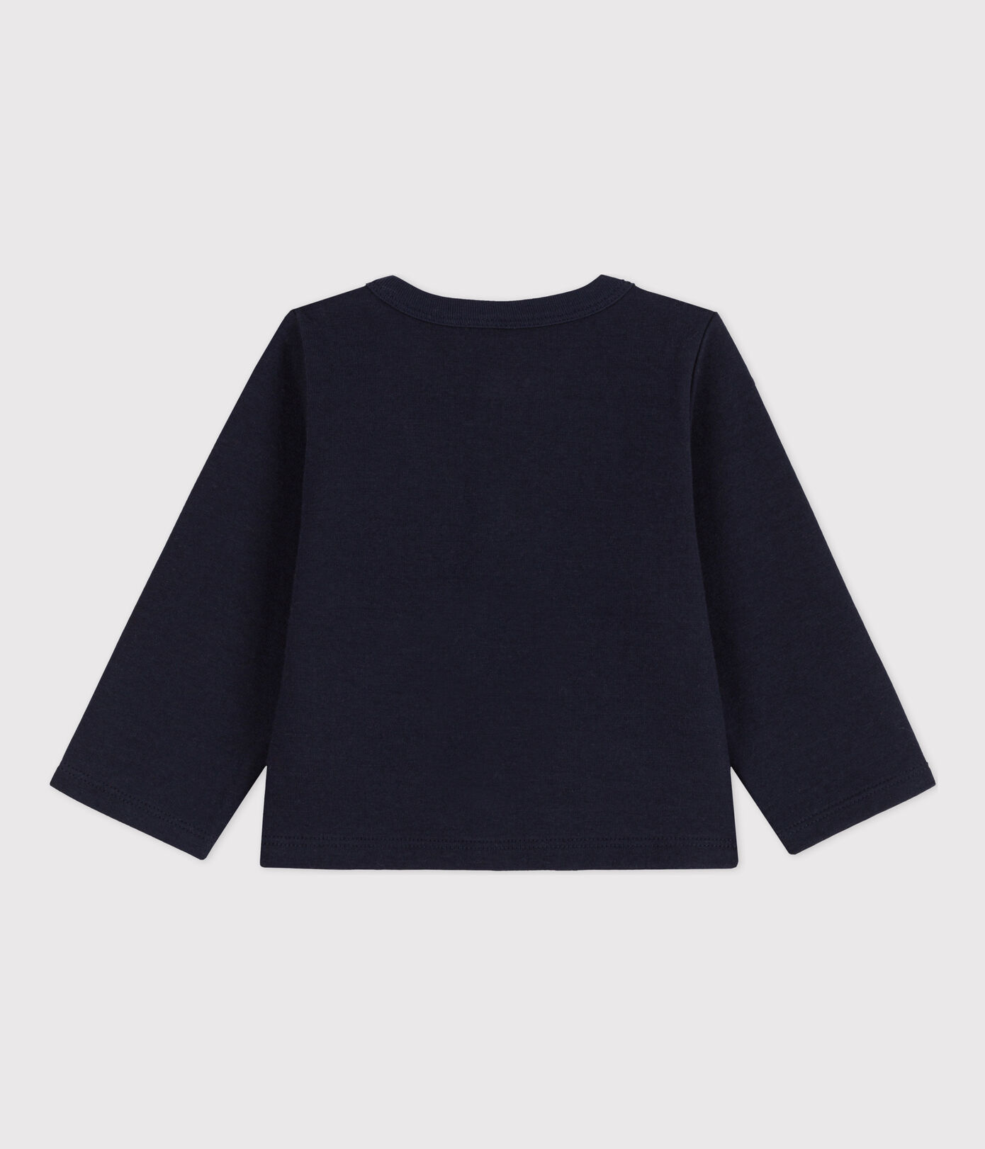 Cardigan bébé uni en jersey épais