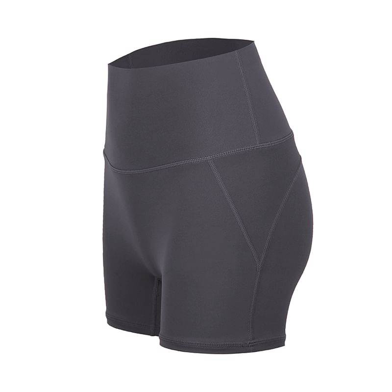 Claduodoe - Hoge taille effen yogashorts