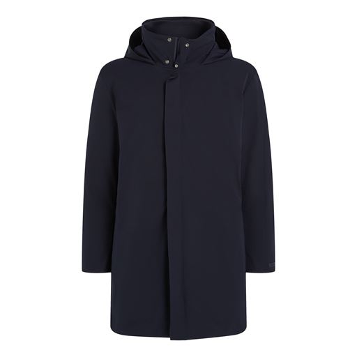 Calvin Klein Tachnical Twill Parka Frakke, Night Sky, L