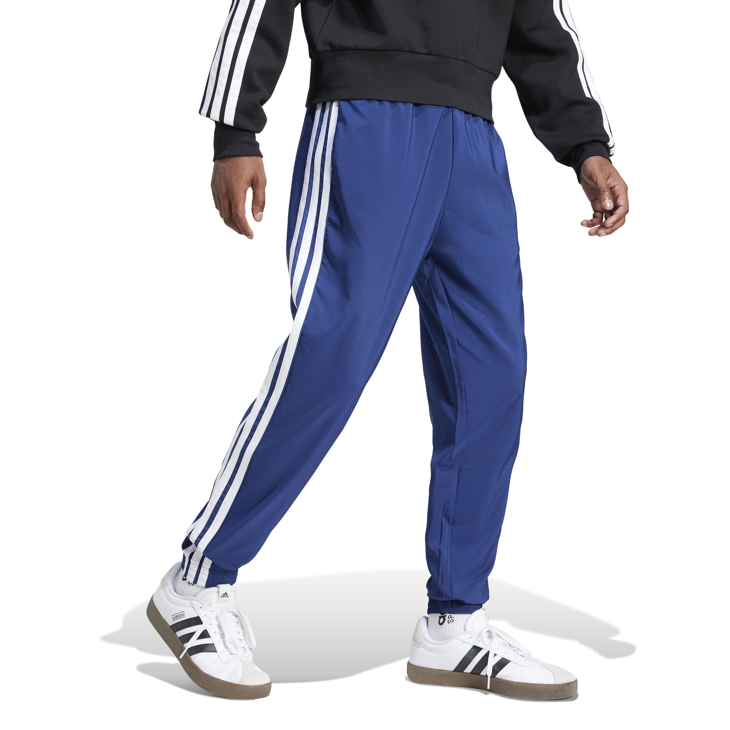 adidas 3 Stripes Woven Pantalon Survêtement Hommes - Bleu