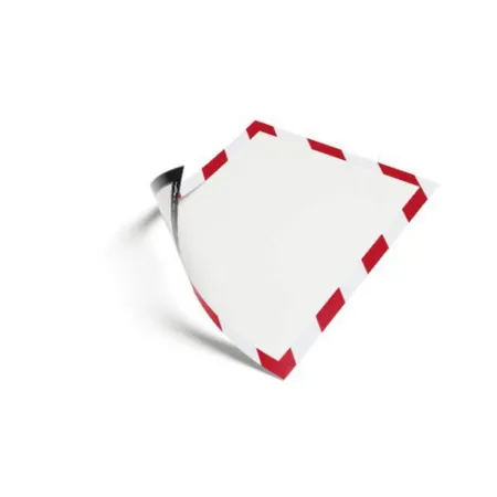Durable 4945132 Magnetrahmen Security A4, rot-weiß