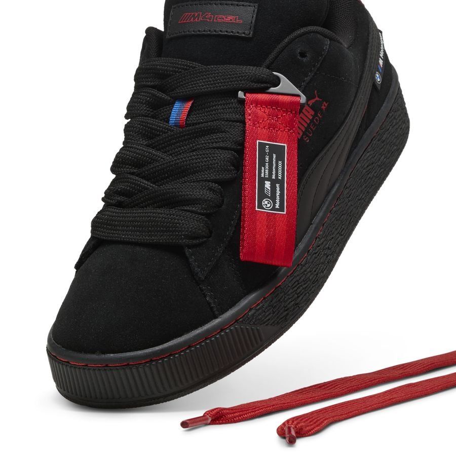 PUMA BMW Motorsport Suede XL Chaussures - Noir/Rouge