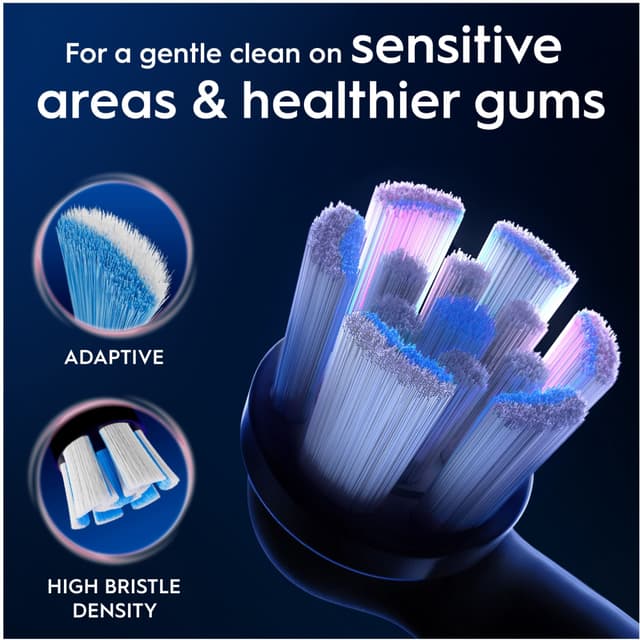 Oral-B iO Gentle Care tandbørstehoved 6-stk 599214 (sort)